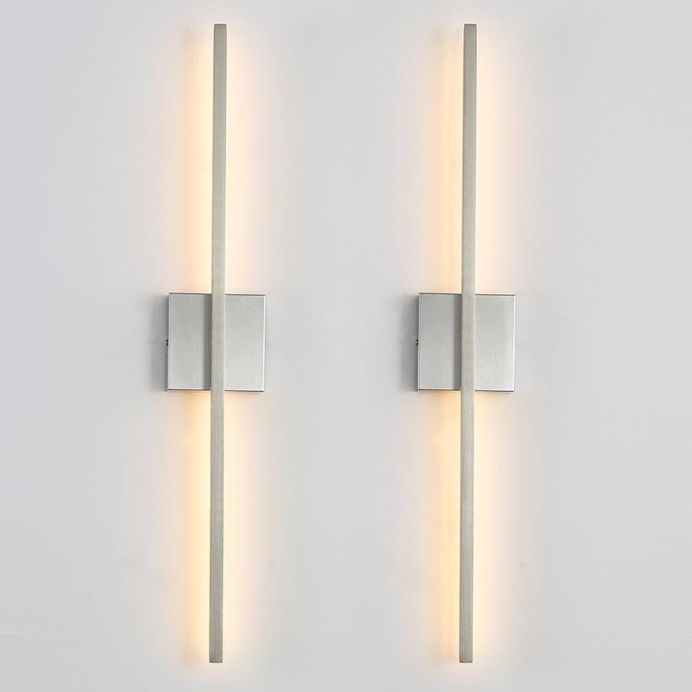 Modern Silver Wall Sconce Light Fixture